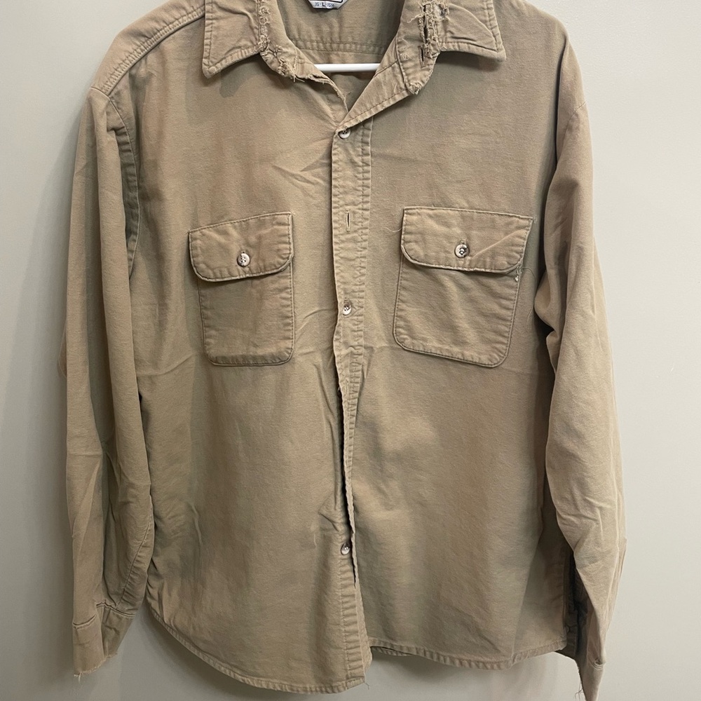 Men's Tan Casual Jacket